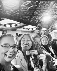 🎵funny girl, with these funny girls. ☝🏻my first time seeing it  6️⃣2️⃣1️⃣2️⃣6️⃣8️⃣6️⃣ tiff's six millionth time seeing it 💀Glenn's daily  brush with death 👯 gabs and misty co-bday celebration 🎂 Love you