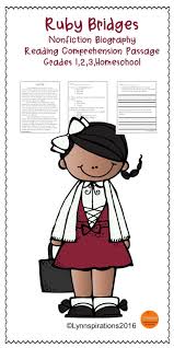 Ruby Bridges Reading Passage Reading Comprehension Passages Comprehension Passage Reading Comprehension