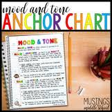 Tone And Mood Anchor Chart Worksheets Teaching Resources Tpt