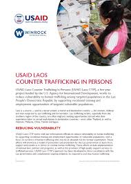 Organ trafficking is possibly one of the most covert forms of human trafficking. Usaid Laos Counter Trafficking In Persons Usaid Laos Ctip Fact Sheet Laos U S Agency For International Development