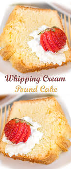 This ingredient shopping module is created and maintained by a third party, and imported onto this page. Whipping Cream Pound Cake Recipe