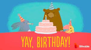 Happy birthday cartoon images png. Animal Birthday Gifs Get The Best Gif On Giphy