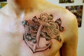 60 Awesome Anchor Tattoo Designs Cuded Anchor Tattoo Men Anchor Tattoo Design Geometric Tattoo Chest