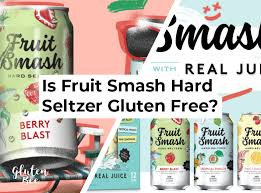 Product details · hard seltzer drinks with a 4.5% abv · hard seltzers that contain 90 calories per serving and are made with alcohol from real cane sugar . Is Fruit Smash Hard Seltzer Gluten Free Glutenbee