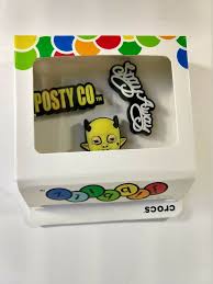 One of them mimicked malone's stay away tattoo, and another was the posty co logo. Post Malone X Crocs Jibbitz 3 Pk Limited Edition Shoe Charms Sold Out Free Ship Fashion Clothing Shoes Accessories Limited Edition Shoes Post Malone Crocs