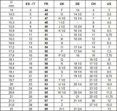 ring size guide silvina rio