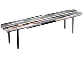 Black and white zig zag table tape: Zig Zag Linear Budri Coffee Table Milia Shop