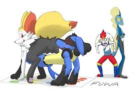 Rule34 - If it exists, there is porn of it  braixen, cinderace, inteleon,  lucario  5609767