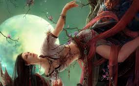 Hot Popular Fantasy Girls Art Wallpapers Steemit Girl, fantasy, green eyes, dancer, braid, face, brunette, digital art. fantasy girls art wallpapers steemit