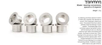 Bearing Conversions Spacers Imperial X 8