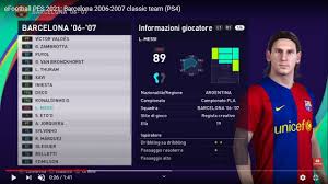 If you want to get these stylish the barcelona 512×512 kits & logo's are specially designed for the barcelona football players with the comfortable size. Efootball Pes 2021 Barcelona 2006 2007 Classic Team Ps4 Youtube