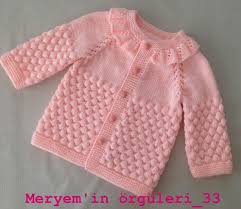 Hanife Adli Kullanicinin Kiz Cocuk Orgu Hirka Ve Yelek Modelleri Panosundaki Pin Baby Knitting Patterns Orgu Bebek Yelek