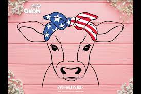 Download July 4th Cow Svg July 4th Animals Svg Cow Glasses Svg Cow 698710 Illustrations Design Bundles