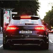 Rare Occasion It S Not Very Often That You See Brake Lights Applied On An Audi Rs6 Audi Rs6 Supercarsofrotterdam Audid Audi Rs6 Black Audi Audi