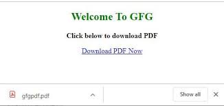 Function download(fileurl, filename) { var a = document.createelement(a . How To Make Pdf File Downloadable In Html Link Using Php Geeksforgeeks