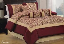 Black And Gold California King Comforter Set Burgundy King Comforter Set Details About Burgundy Gold Floral 7pc Comforter Set King Size Brand Ropa De Cama De Lujo Juego De Cama Dormitorios