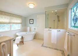 Just put one of these sizable tubes in place, hook up the water lines, and you are ready for a luxurious bubble bath. Fresh Designs Built Around A Corner Bathtub