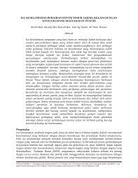 Jelaskan punca berlakunya masalah tersebu dan langkah untuk mengatasinya. Pdf Isu Keselamatan Di Perairan Pantai Timur Sabah Kelangsungan Ekonomi Masyarakat Pesisir