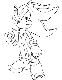 Printable sonic shadow the hedgehog coloring page. Sonic The Hedgehog Coloring Pages Free Printable Coloring Pages For Kids