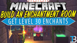 How To Build An Enchantment Room In Minecraft 1 14 4 Youtube