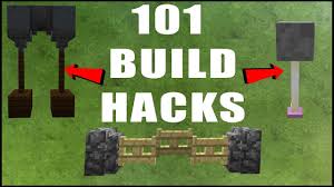 Get our 3 hacks, with just one order. 101 Minecraft Build Hacks Youtube