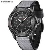 North Edge MACH Solar Outdoor Watch – Waterproof, Luminous & Long-Lasting Battery