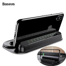 Baseus Car Phone Holder Temporary Car Packing Card Night Light Phone Number Card Notification Cable Organizer Mobile Car Phone Holder Car Packing Phone Holder