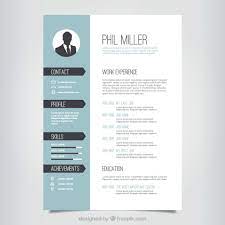 Create your new resume in 5 minutes. Elegant Resume Template Free Vectors Ui Download