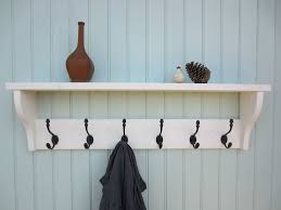 Shabby Chic White Washed Hat Coat Rack Shelf With Acorn Hangers Aw Coat Rack Wall Coat Rack Shelf Clothes Hanger Rack