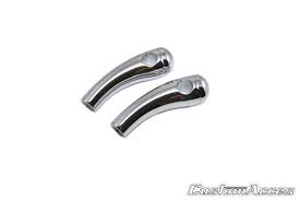 Customacces Handlebar Risers 4 5 Inch Rise Chrome Harley Davidso Pyramid Plastics