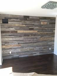 These planks will be attached to your wall with nails or a constructive adhesive, effectively paneling it and hiding it from view. Diy Reclaimed Wood Accent Wall Grey Shades Mixed Widths Priced Per Square Foot East Coast Rustic