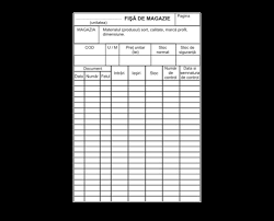 1.)se dau rechizitele,pretul unitar si bucatile se cere pretul fiecarei categorii de rechizite in total. Fisa Magazie A5 Biroul Tau