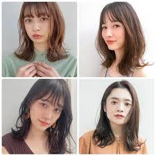 ヘアカタログ ミディアムのヘアスタイル 髪型15選 マキアオンライン maquia online 2021 スタイリスト 美人 顔 顔