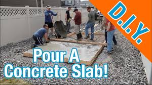 How much you spend depends on where you live, how much contractors near you charge, the size of the foundation, and the grade or slope of the land where the foundation will be laid. How To Pour A Concrete Slab For A Shed How To Build A Shed Ep 4 Youtube