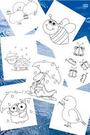 Whether your child needs to fine tune his motor skills or simply wants a break from the daily homework grind (or both), our coloring worksheets will do the trick. 15 April Coloring Pages For Kids Full Of Showers Flowers Kids Activities