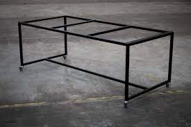 stalen tafel op wielen tafel op wielen tafel wielen tafel