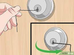 This means that a key will be required to turn the lock both on the inside of the door and the outside. How To Open A Locked Door With A Bobby Pin Bobby Pins Picking Locks Bobby Pins Bobby