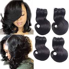 Hot human hair weave products of high quality sale online, you can restyle them like your own. Buy 8 Short Body Wave Bundles Brazilian Virgin Human Hair Extension 4 Bundles Short Wavy Hair Weave Body Wave Short Curly Hair Weft Natural Color 8 8 8 8 Inch Online In Turkey B07d9xc9lx