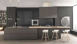 Cuisine En Gres Lamine Blade Kerlite Fossil Design De Cuisine Moderne Cuisines Design Armoires De Cuisine Contemporaine