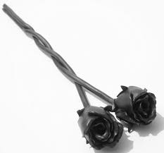Steel iron card for her him, handmade steel iron wire love card for couple, wife, husband on valentines day, wedding anniversary (06th) 4.6 out of 5 stars. Buy Handmade Forever Love Unity Entwined Rose Buds Wedding Gift Forged Iron Flower Steel 6th Anniversary Gift Made To Order From Cherington Metalcraft Custommade Com