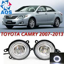 For Toyota Camry 2007 2013 Car Styling Led Angel Eyes Drl Led Fog Lights Car Daytime Running Lights Auto Fog Lamp With B Car Lights Led Fog Lights Toyota Camry