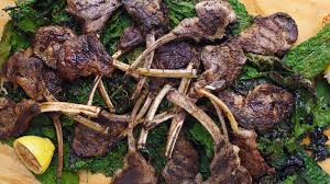 Crispy Kale And Lamb Chops Scottadito Lamb Chops Lamb Loin Lamb Recipes