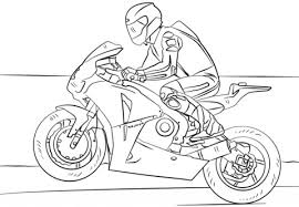 Dibujos De Motos Para Colorear