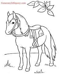 Coloring pages are fun for children of all ages and are a great educational tool that helps children develop fine motor skills, creativity and color recognition! Pony Horse Coloring Pages Coloring Printable B108 Receipts