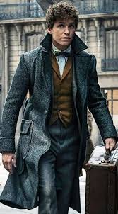 фантастические твари и где они обитают 2 часть смотреть онлайн Long Grey Trench Coat For Mens Fantastic Beasts Eddie Redmayne Fantastic Beasts Fantastic Beasts 2