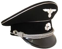 German Allgemeine Officer Peaked Cap Cotton Piping Peaked Cap German Wwii German Uniforms