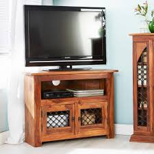 Jali Corner Tv Unit Corner Tv Unit Sheesham Furniture Oak Furniture House