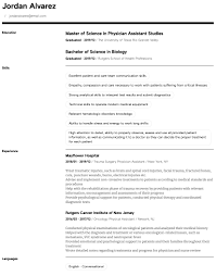 12+ physician cv templates, example. Physician Assistant Resume Samples All Experience Levels Resume Com Resume Com