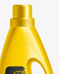 Download Plastic Detergent Bottle In Bottle Mockups On Yellow Images Object Mockups PSD Mockup Templates