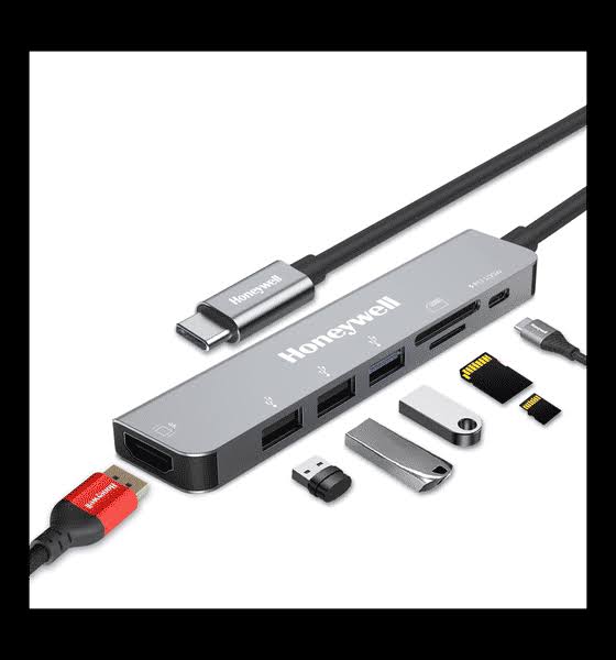 Honeywell 100W Docking Station 7 In 1 Type C (Grey) product image